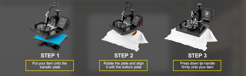 VEVOR Heat Press, Clamshell 12x10in Sublimation Transfer Printer, Digital Precise LCD Control Printing, Vinyl Heat Press for T-Shirts Bags Garments Mats Puzzles, 650W
