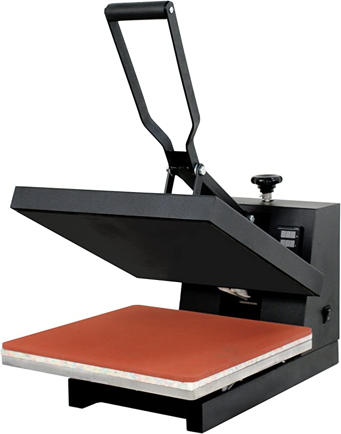 Zenti 15x15 inch Digital Clamshell Heat Press Machine Sublimation T-Shirt Printing Machine,