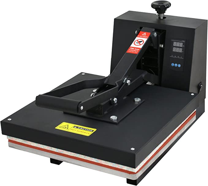 Zenti 15x15 inch Digital Clamshell Heat Press Machine Sublimation T-Shirt Printing Machine,